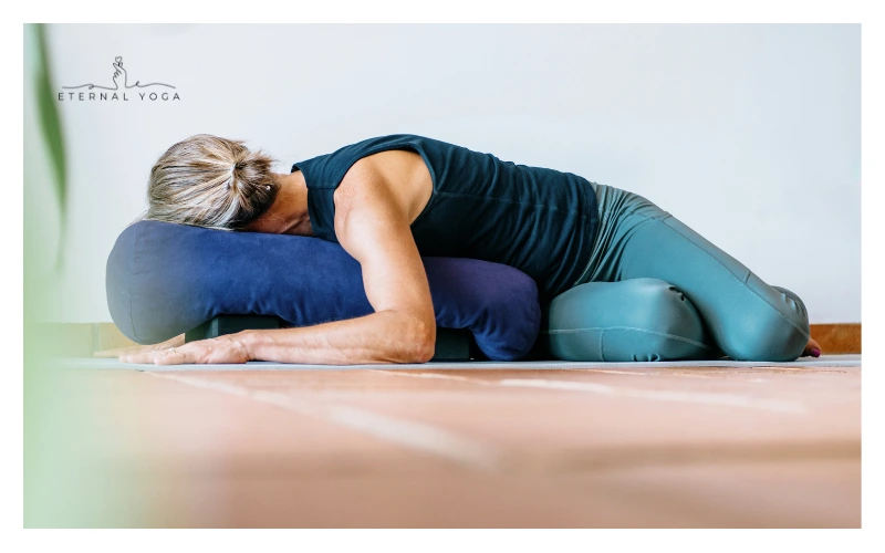 Supported Child’s Pose Twist