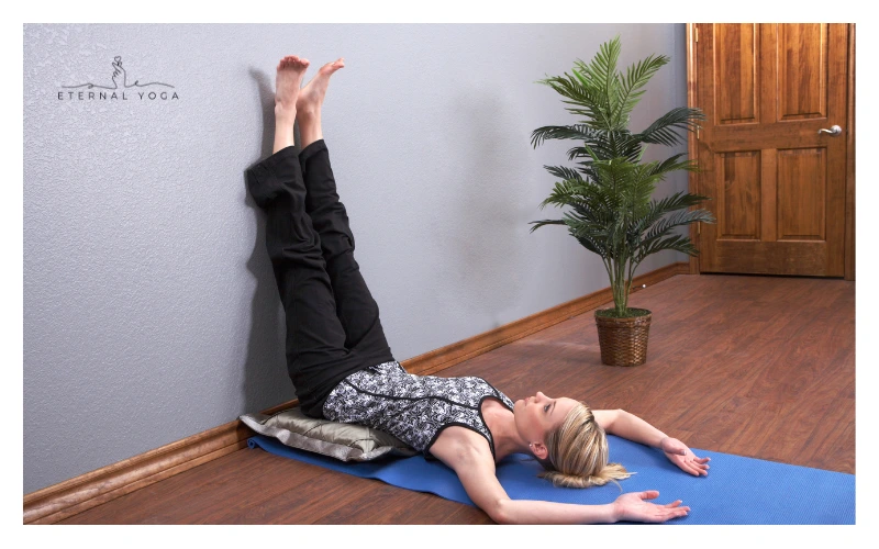 yoga for stress relief legs up the wall pose