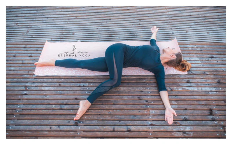 reclining spinal twist pose for running improvement