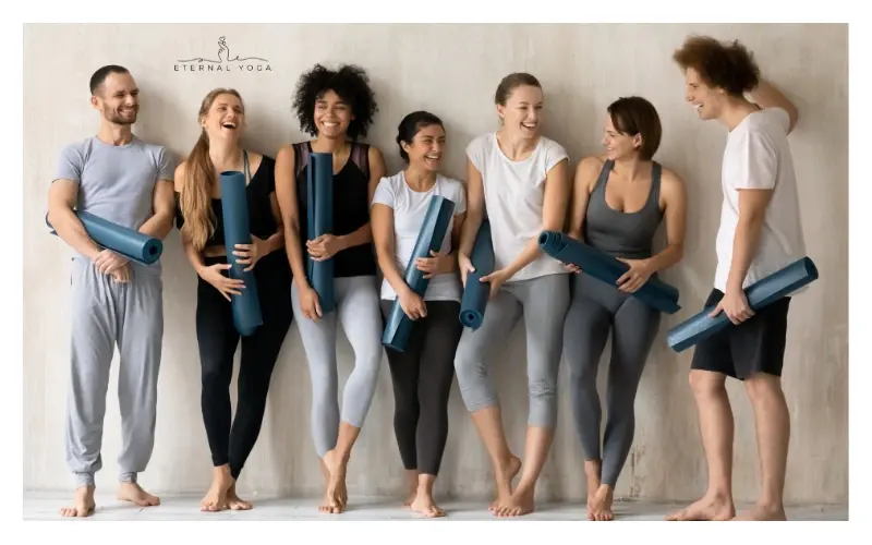 people with Yoga outfit